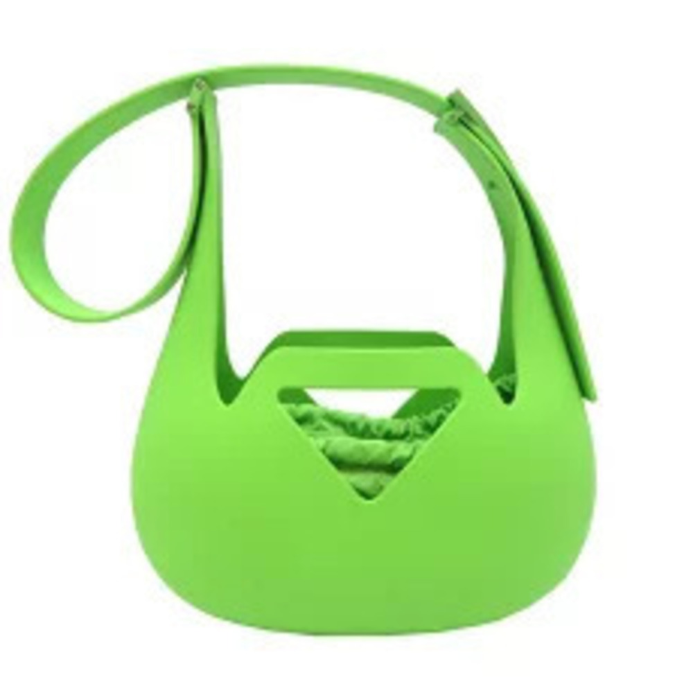Bottega Veneta Punch Green Bag Matte Shoulder Green